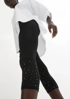 Capri-Leggings aus Baumwoll-mix