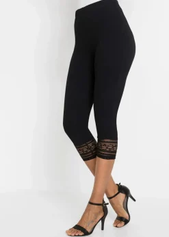 Capri-Leggings mit Bio-Baumwolle