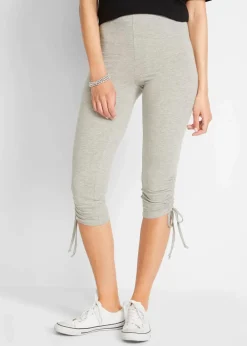 Capri-Leggings mit Raffung (2er Pack)