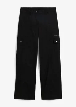 Cargohose aus Baumwolle, Mid Waist