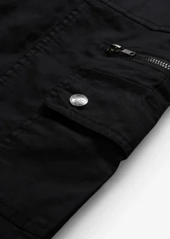 Cargohose aus Baumwolle, Mid Waist