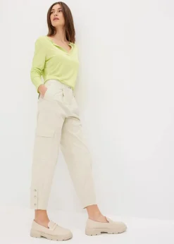 Cargohose aus Baumwolle mit Stretch