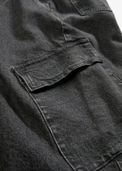 Cargo-Jeans Mid Waist
