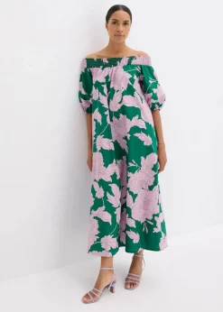 Carmen-Kleid aus reiner Baumwolle