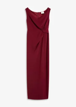 Carmen-Kleid aus strukturiertem Crepe