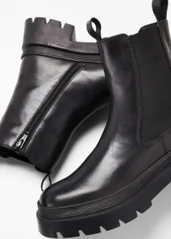 Chelsea-Boots aus Leder