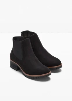 Chelsea-Boots mit Profilsohle