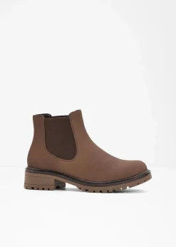 Chelsea-Boots mit Profilsohle