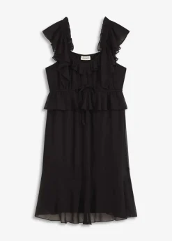 Chiffonkleid in A-Linie