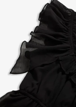 Chiffonkleid in A-Linie