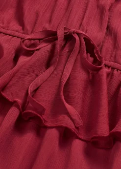 Chiffonkleid in A-Linie