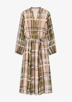 Chiffonkleid mit Bindeband