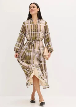 Chiffonkleid mit Bindeband