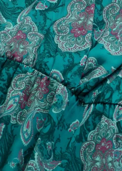 Chiffonkleid mit Paisley-Druck