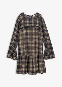 Chiffonkleid mit Volants