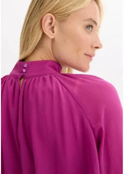 Chiffonkleid mit Volants