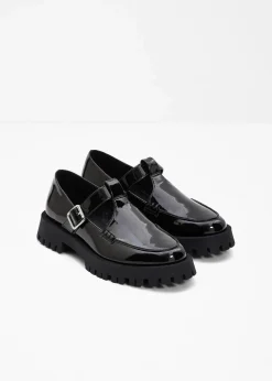 Chunky Loafer mit Cut-Outs