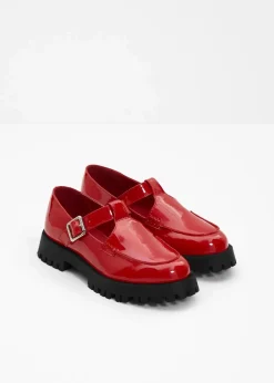 Chunky Loafer mit Cut-Outs