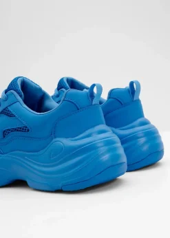 Chunky Sneaker mit Mesh-Einsatz