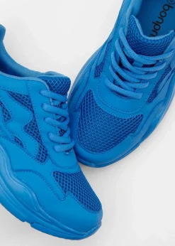 Chunky Sneaker mit Mesh-Einsatz