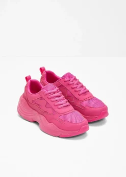 Chunky Sneaker mit Mesh-Einsatz
