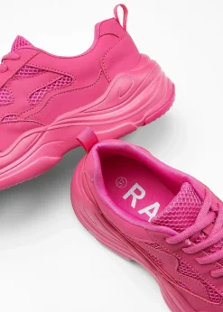 Chunky Sneaker mit Mesh-Einsatz