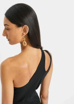 Cold-Shoulder Top mit Bio-Baumwolle