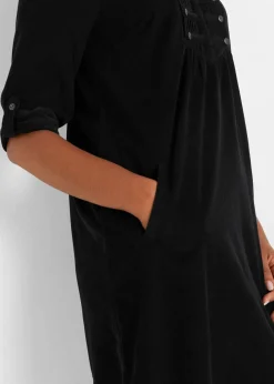 Cord-Blusenkleid aus reiner Baumwolle
