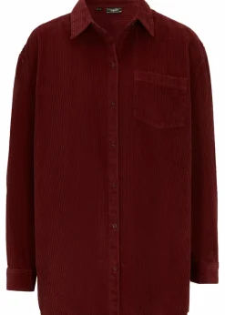 Cordhemd aus reiner Baumwolle