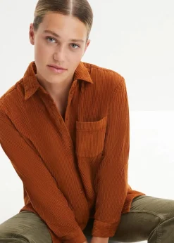 Cordhemd aus reiner Baumwolle