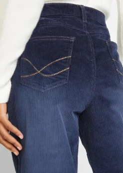 Cordhose aus Baumwolle mit Stretch