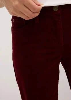 Cordhose im Marlene-Stil