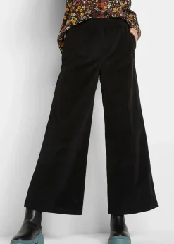 Cordhose mit Bequembund, High Waist