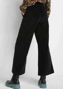 Cordhose mit Bequembund, High Waist
