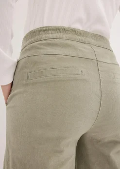 Cordhose mit Bequembund, High Waist