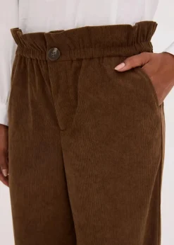 Cordhose mit weitem Bein