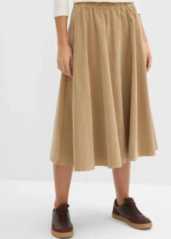 Cordrock aus Baumwoll-Mix