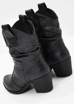 Cowboy-Boots mit Raffung