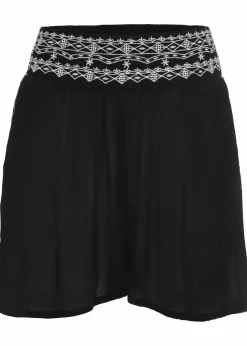 Crincle-Shorts aus fließender Viskose