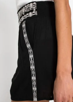 Crincle-Shorts aus fließender Viskose