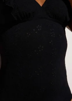 Crochet Badeanzug mit Volant