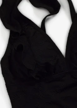 Crochet Badeanzug mit Volant