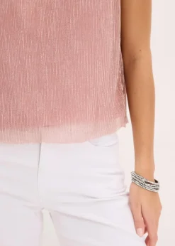 Cropped Top mit tiefem Ausschnitt