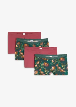 Damen Boxer mit Bio-Baumwolle (4er Pack)