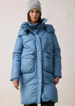 Daunenmantel mit recycelten Daunen, wasserabweisend