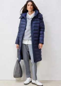 Daunenmantel mit recycelten Daunen