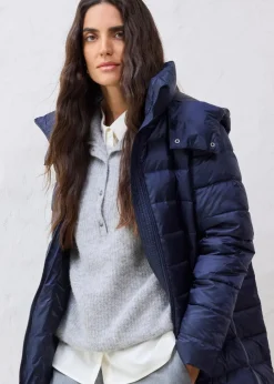 Daunenmantel mit recycelten Daunen