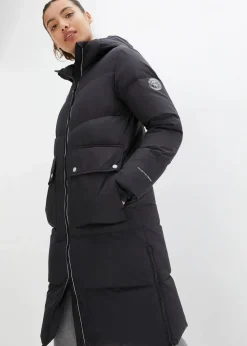 Daunenmantel mit reflektierenden Details