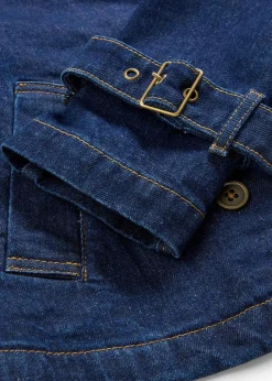 Denim Trenchjacke