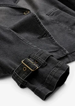 Denim Trenchjacke